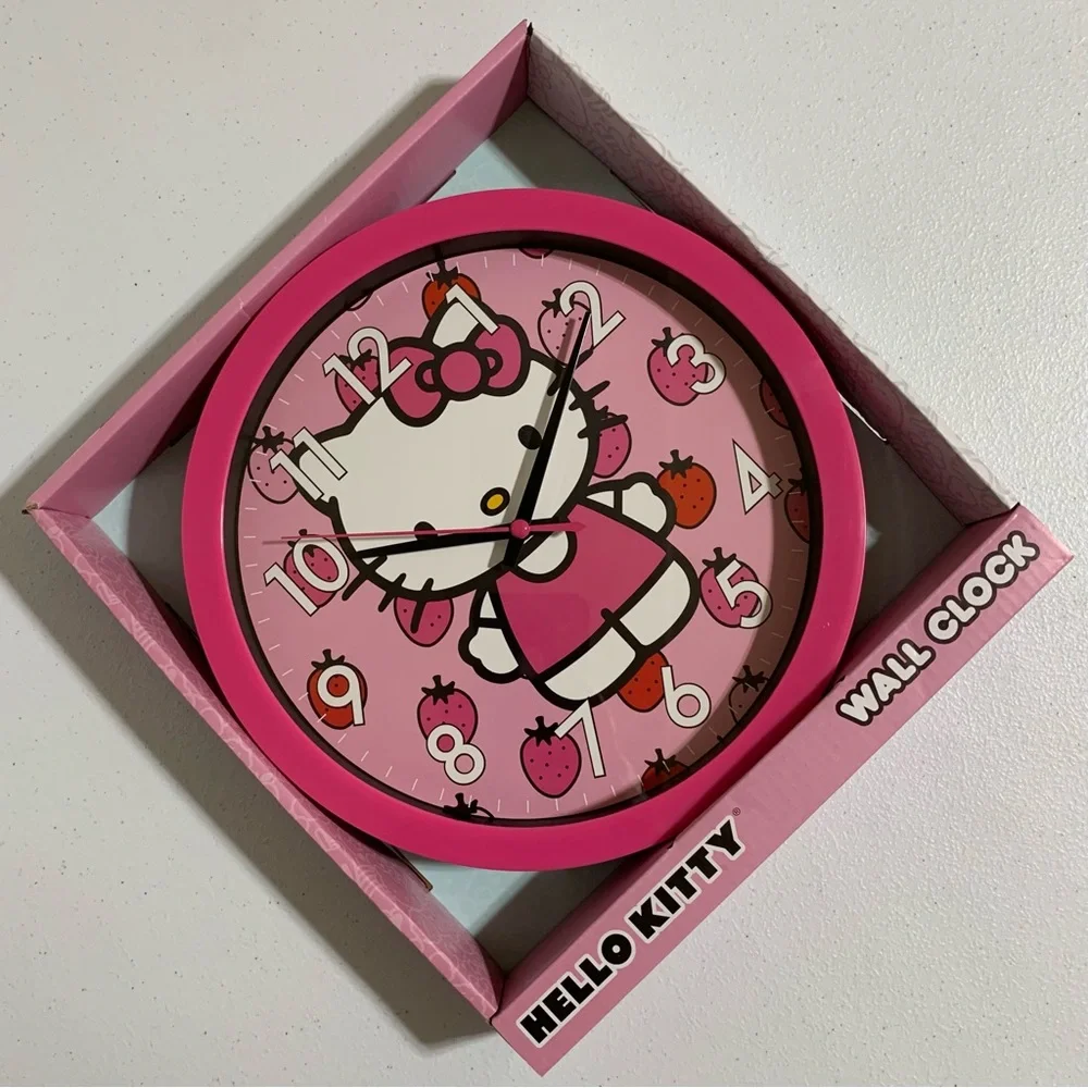 Hello Kitty by Sanrio Analog Wall Clock-New in Box